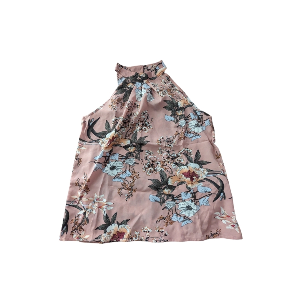 NWOT Shein Floral Halter Top Size Medium